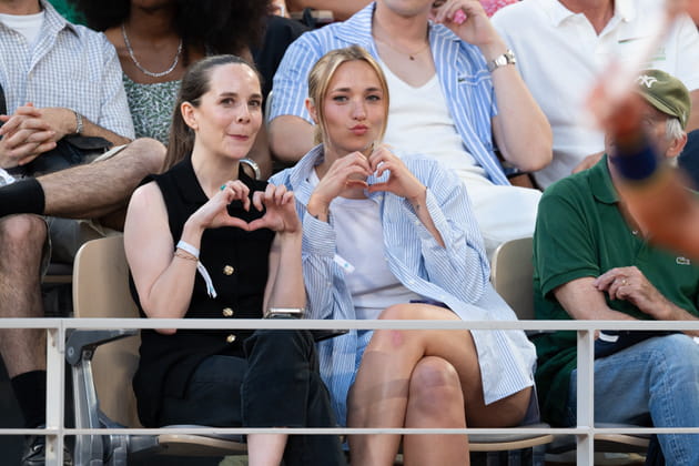 Chloé Jouannet repérée dans les tribunes de Roland-Garros