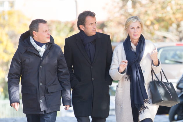 Marc-Olivier Fogiel, Alexandre Bompard et Mich&egrave;le Laroque