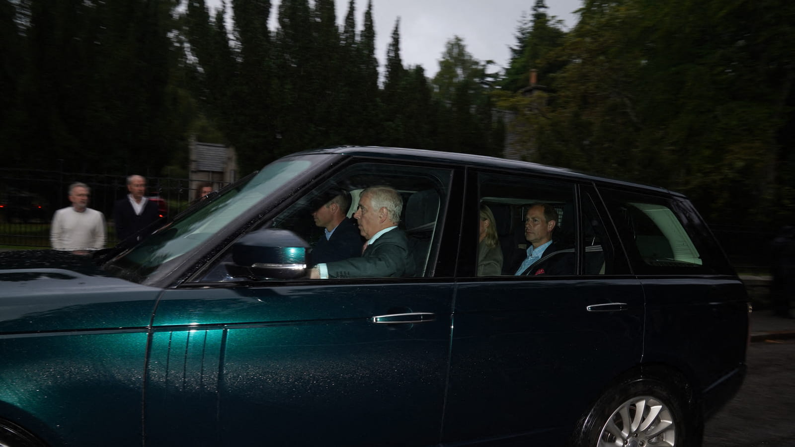 Le prince William au volant 