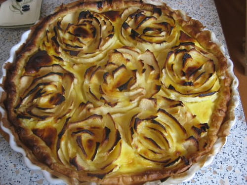 Tarte aux pommes façon flan