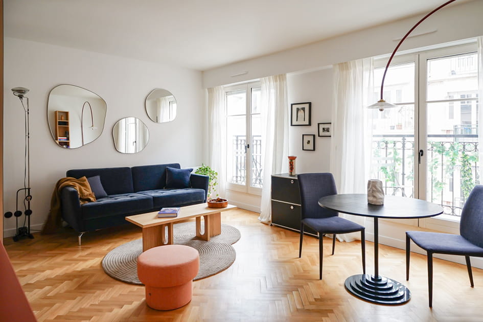 Apr&egrave;s&nbsp;: un salon d&eacute;cor&eacute; avec soin
