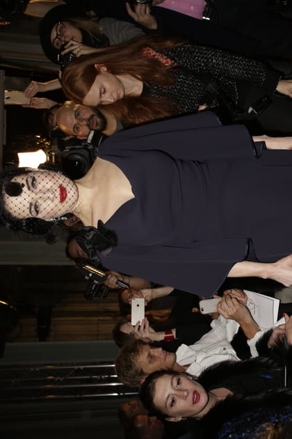 Dita Von Teese, renversante au défilé Alexis Mabille