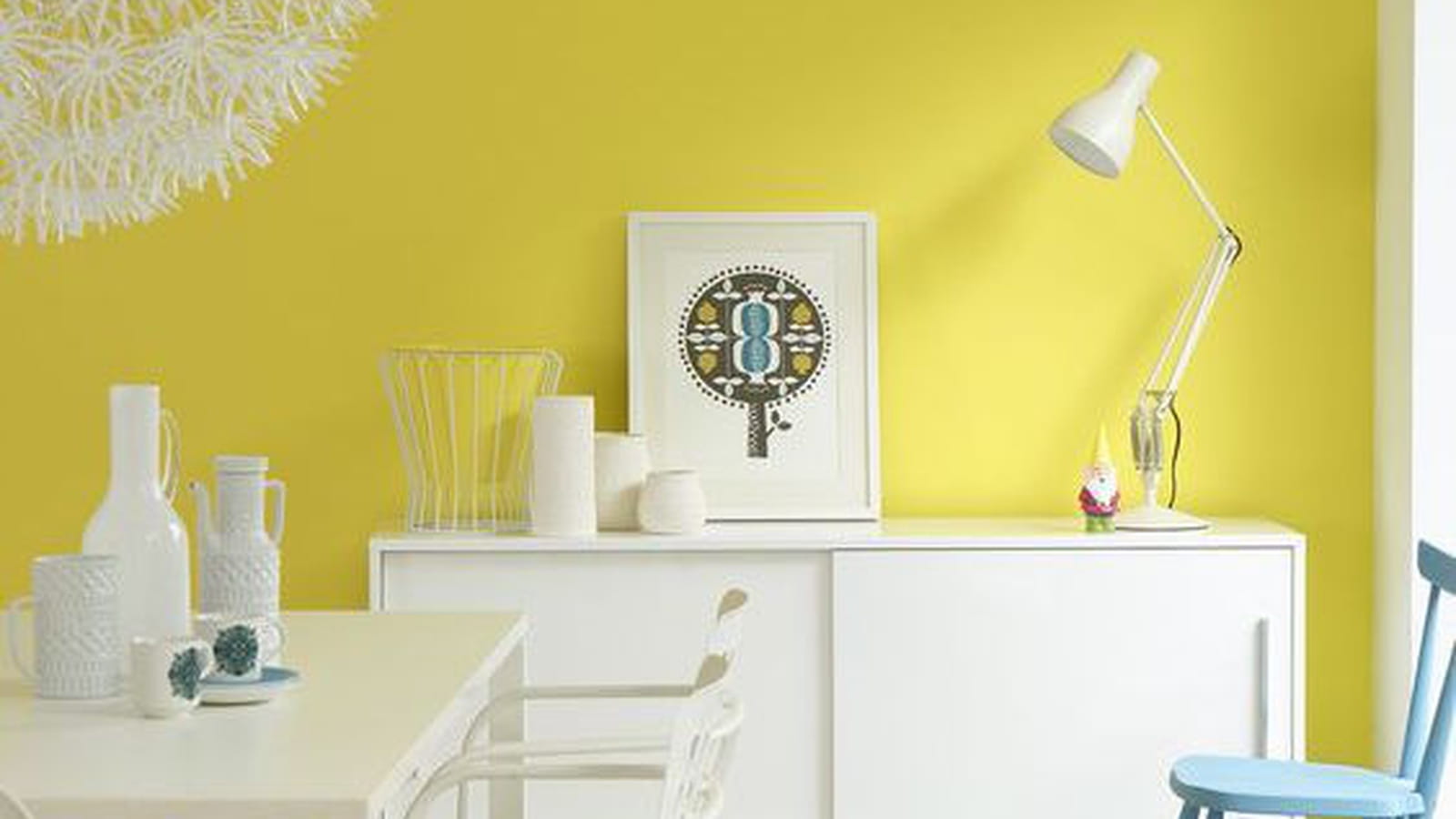 Salon jaune pétillant