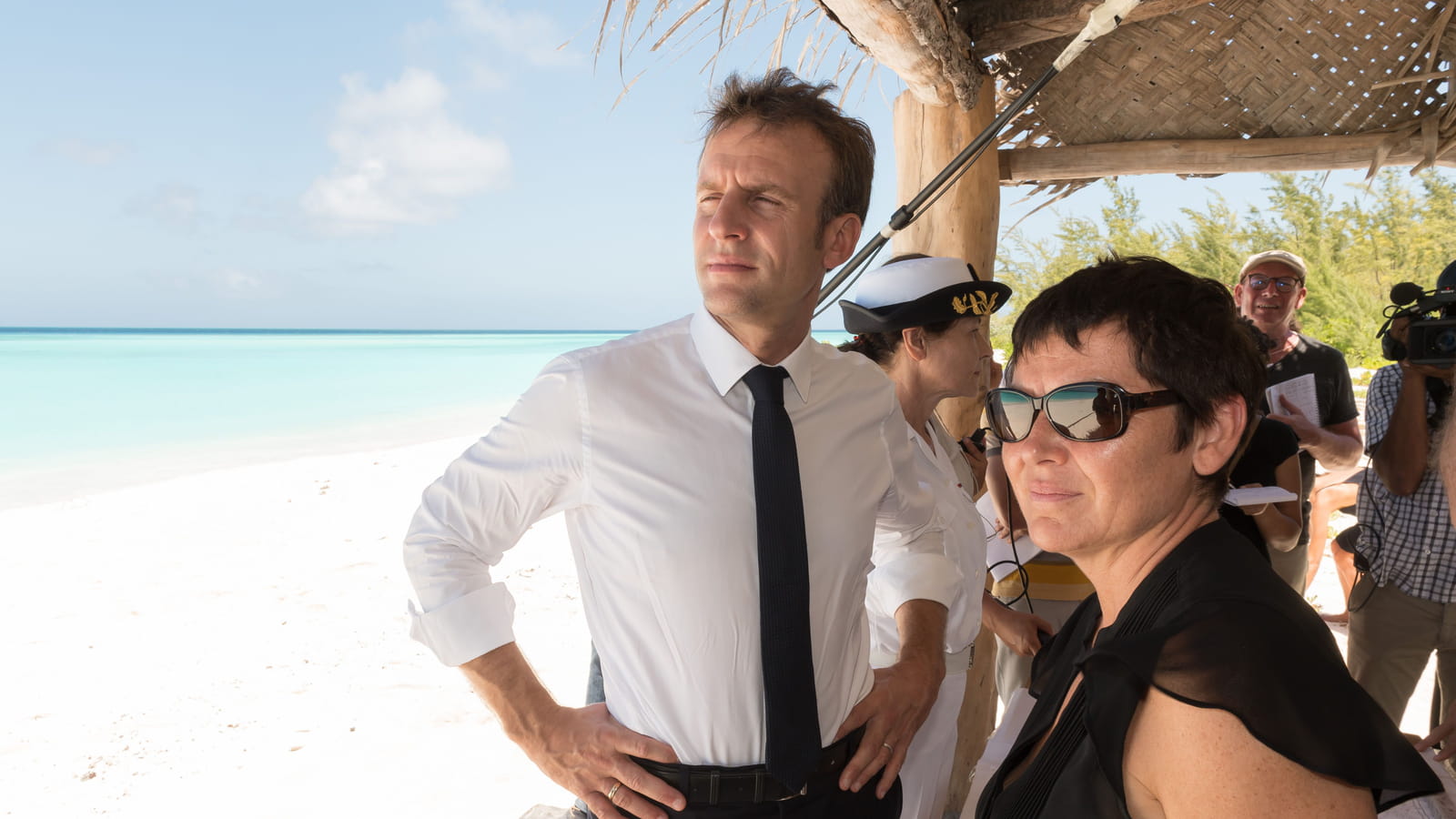 Emmanuel Macron et Annick Girardin