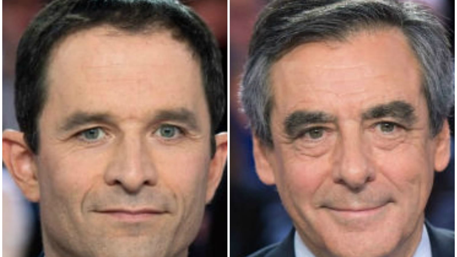 Benoît Hamon et François Fillon