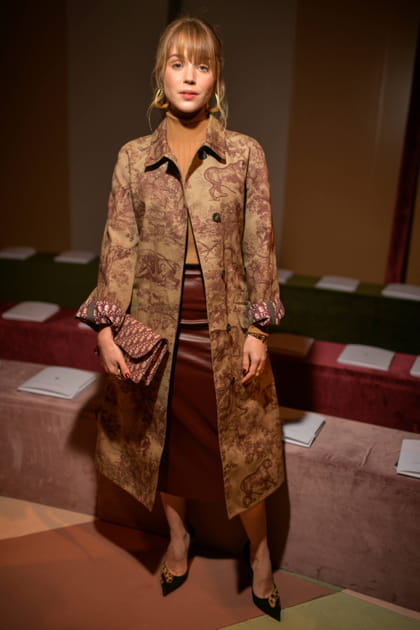Alice Isaaz au d&eacute;fil&eacute; Christian Dior