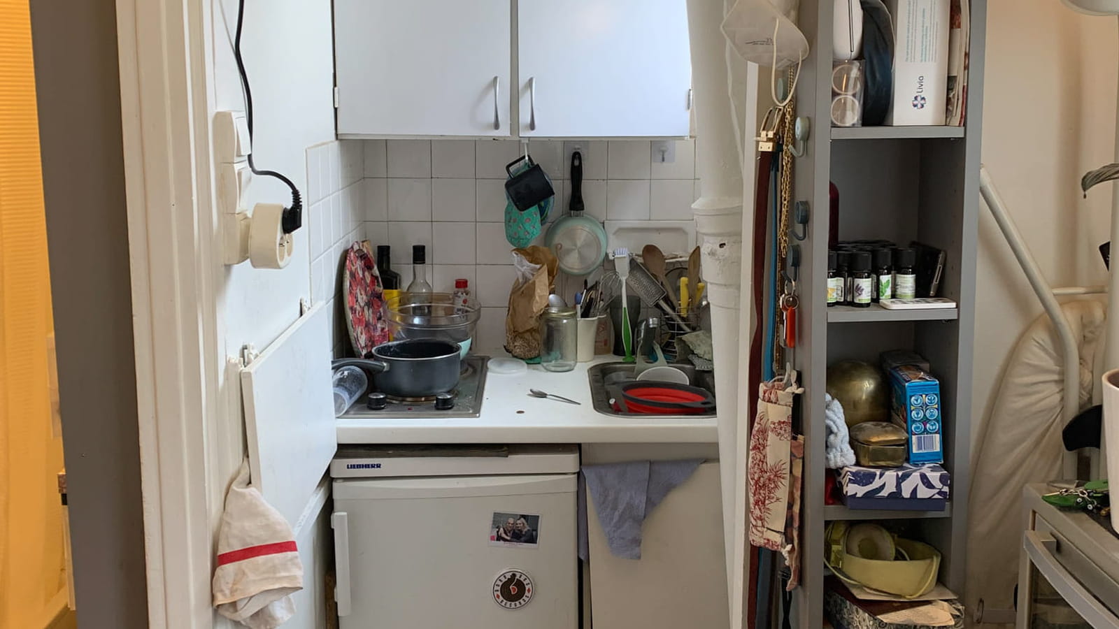 Cuisine du studio avant 