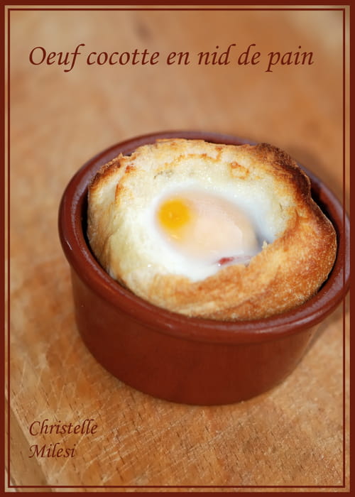 Oeuf cocotte en nid de pain