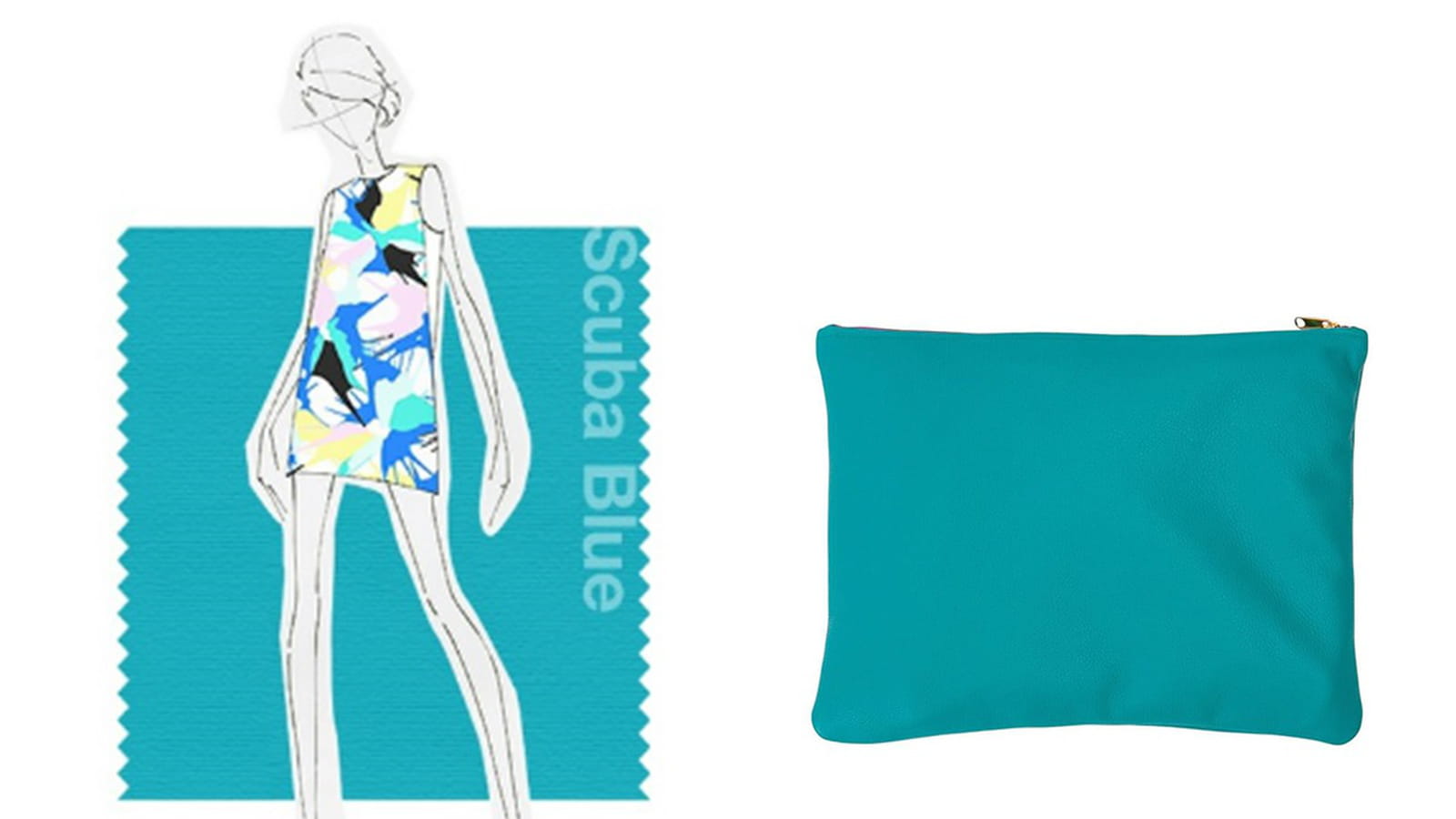 Scuba blue de Pantone