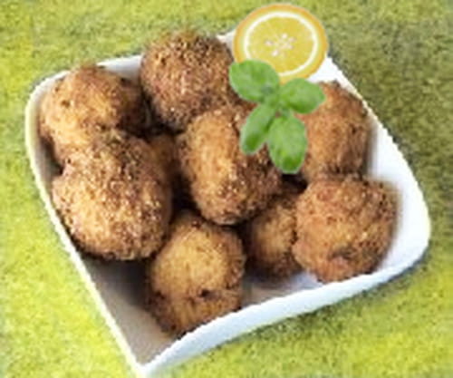 Boulettes de riz aux gambas