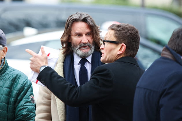 Fréderic Beigbeder, aux obsèques de Philippe Tesson