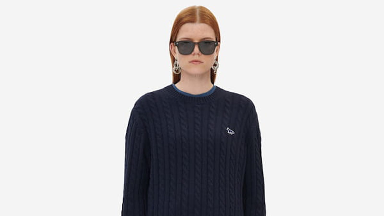 Pull en cachemire Maison Kitsuné