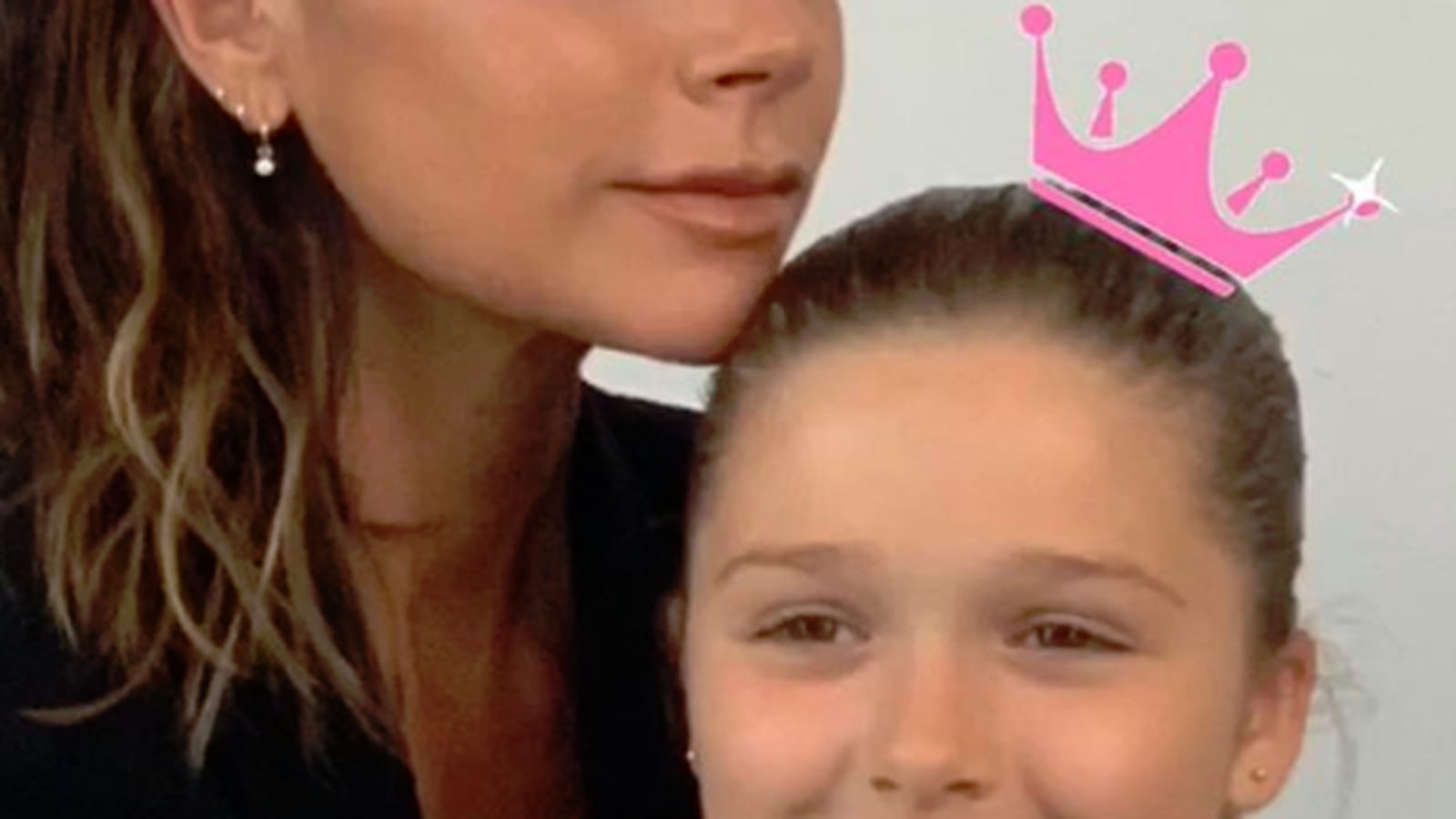 Victoria et Harper Beckham