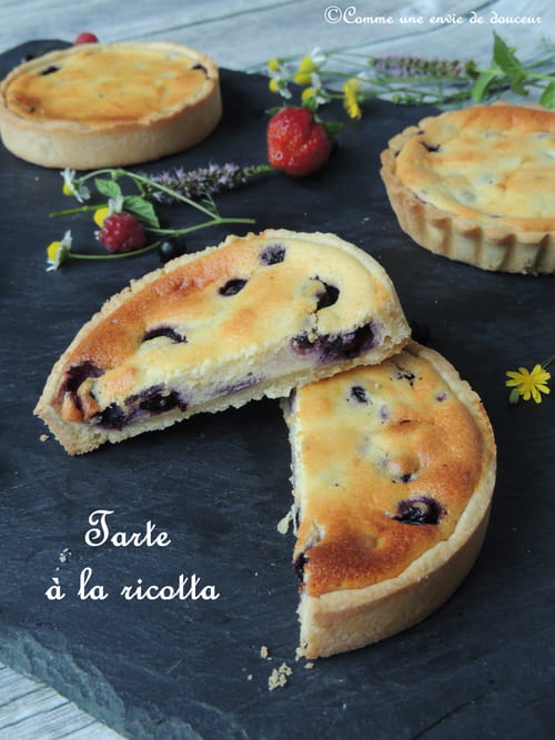 Tarte à la ricotta et aux fruits rouges (Tarte dessert)
