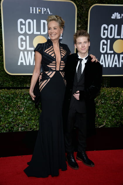 Sharon Stone et son fils