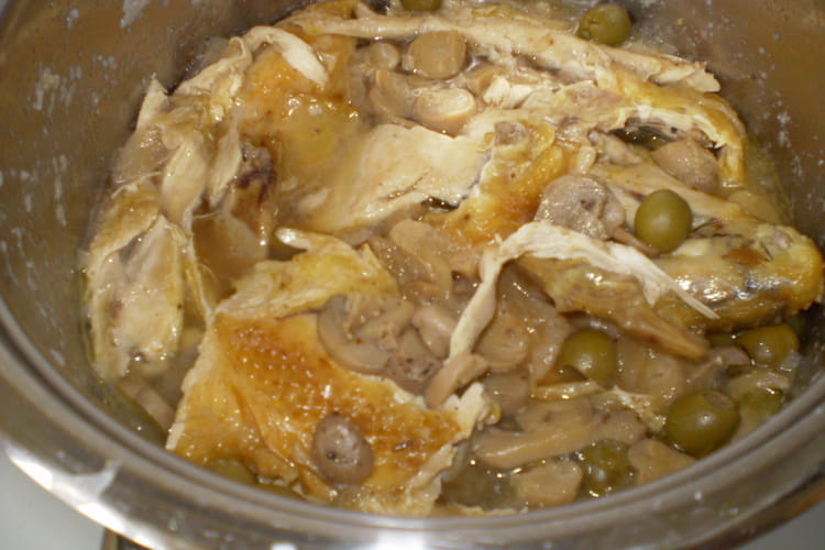 Recette de Fricassée de poulet