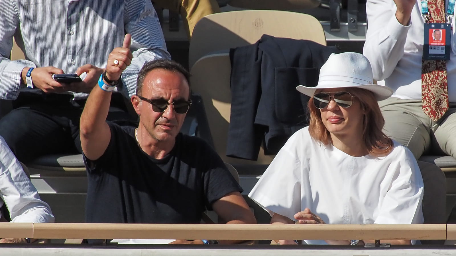 Nikos Aliagas et Tina Grigoriou