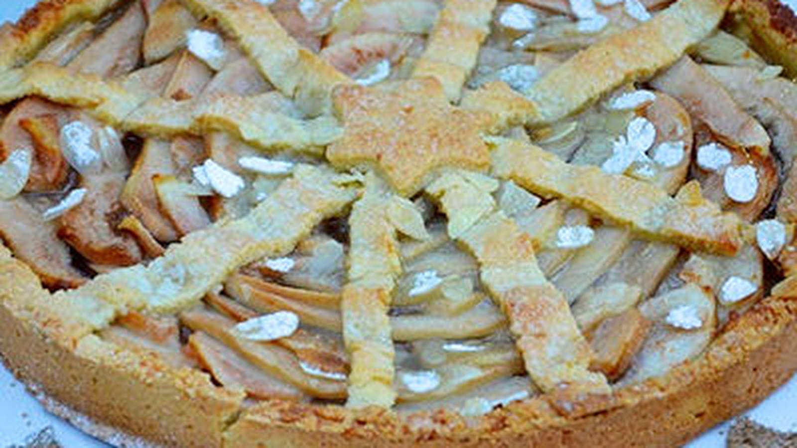Tarte aux poires et marrons