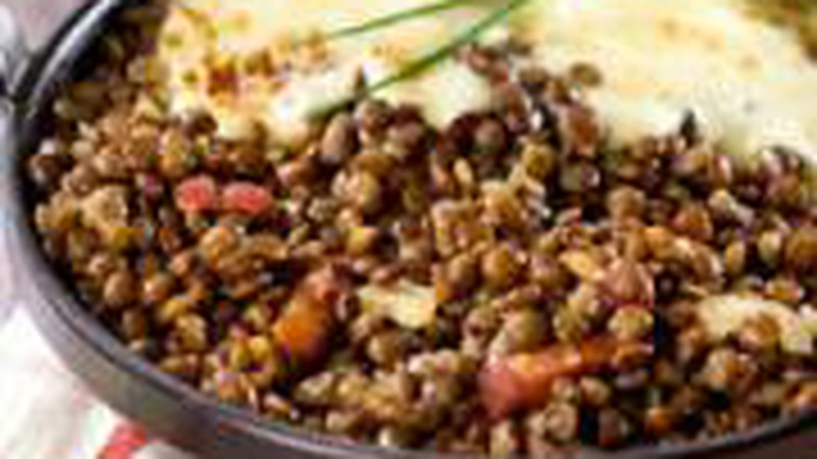 Poêlée de lentilles à la savoyarde