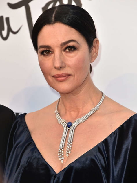 Le chignon bas de Monica Bellucci