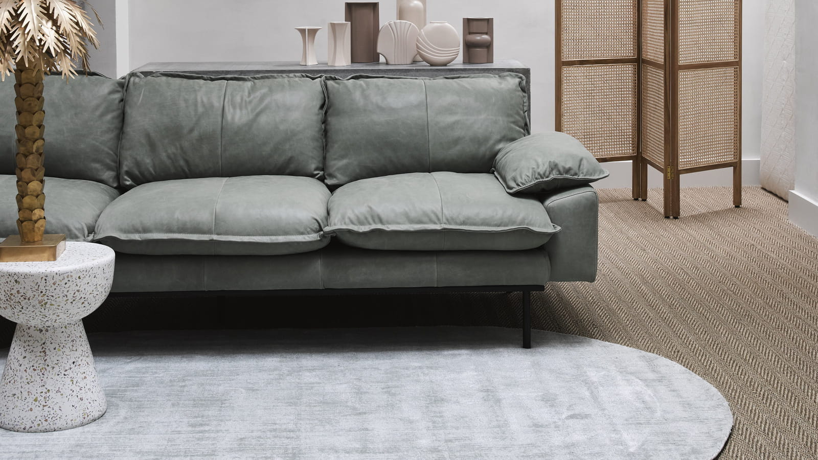 Tapis ovale HK Living