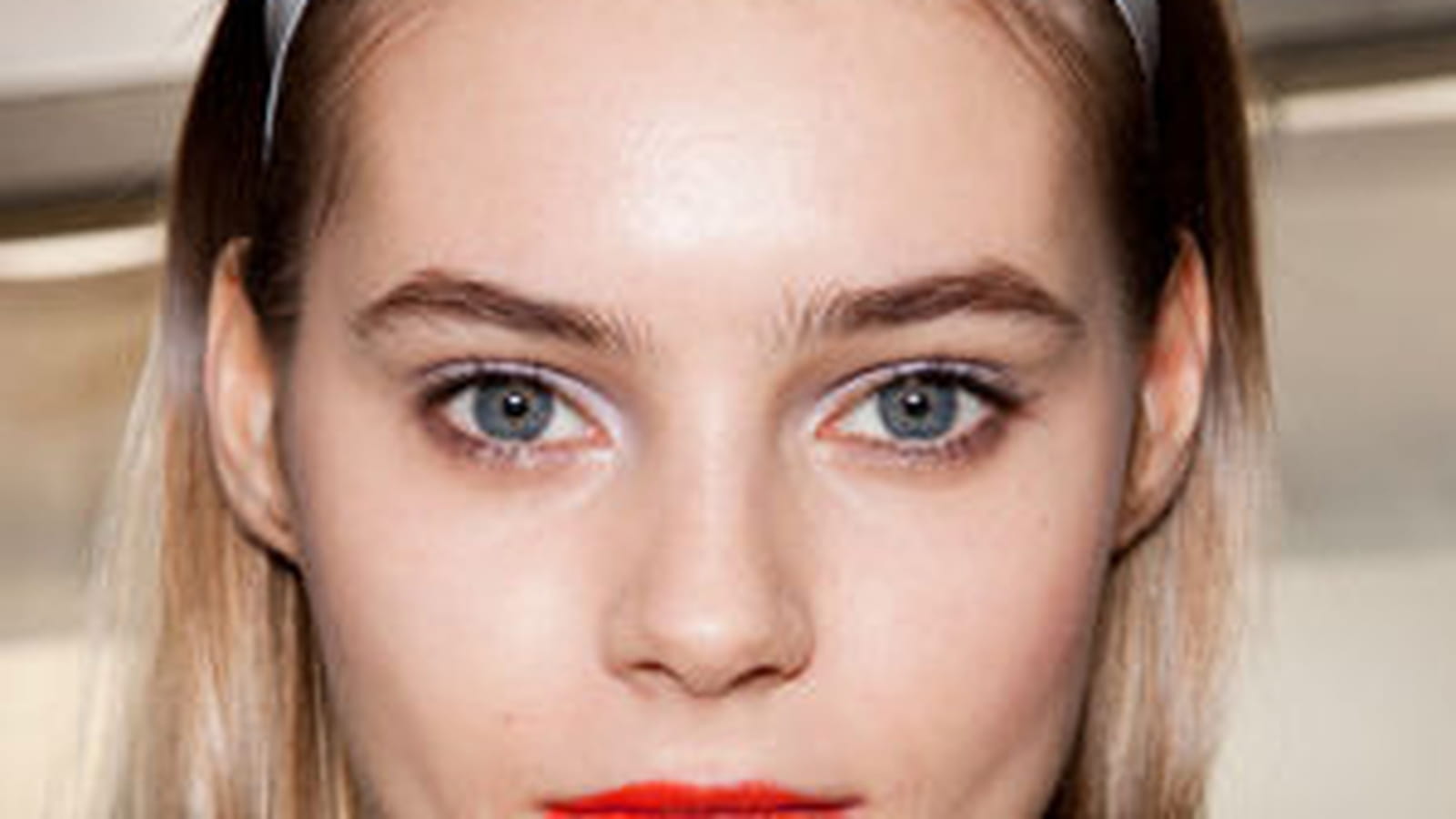 Le look beauté du défilé Michael Van Der Ham