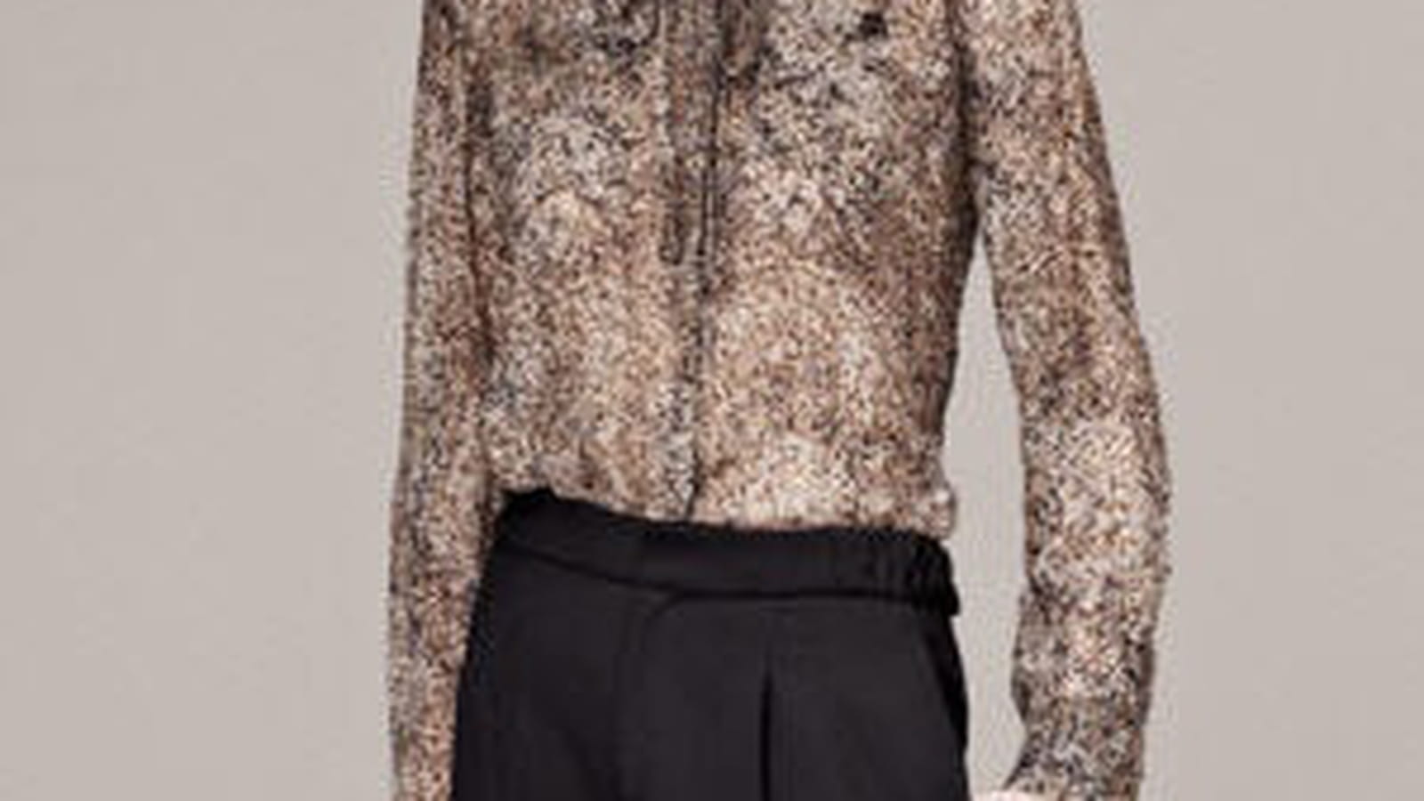 Chemise en soie d'IKKS
