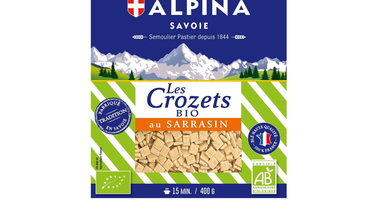 Les crozets au sarrasin d'Alpina Savoie