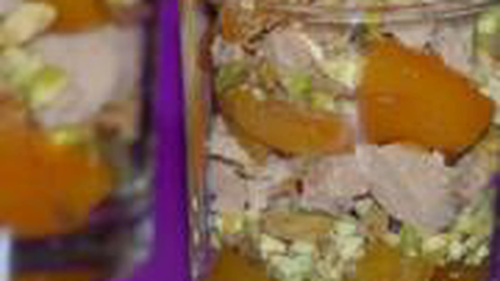 Verrines au foie gras et fruits secs