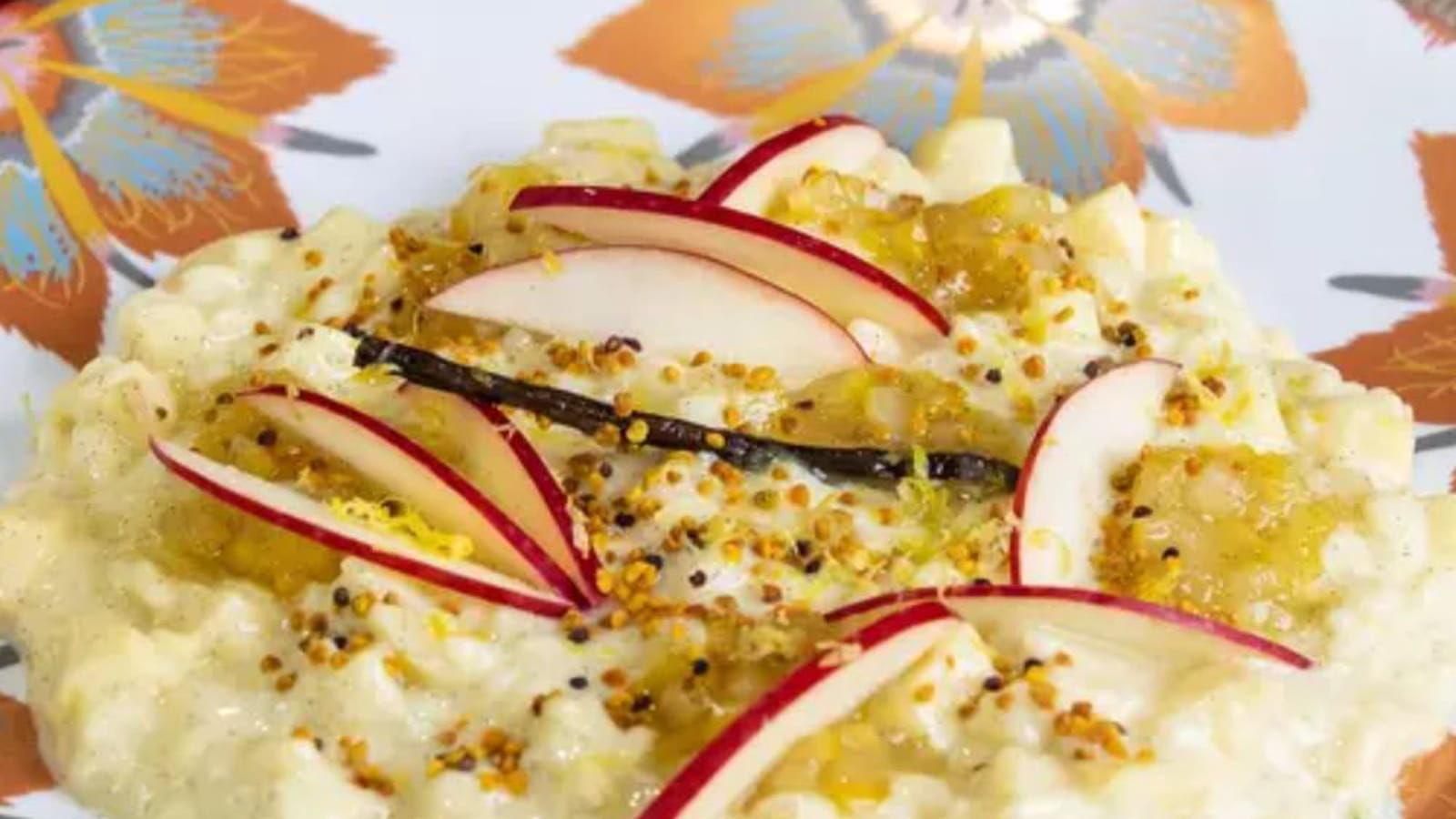 Riz au lait à la Pink Lady® par le chef étoilé Simone Zanoni