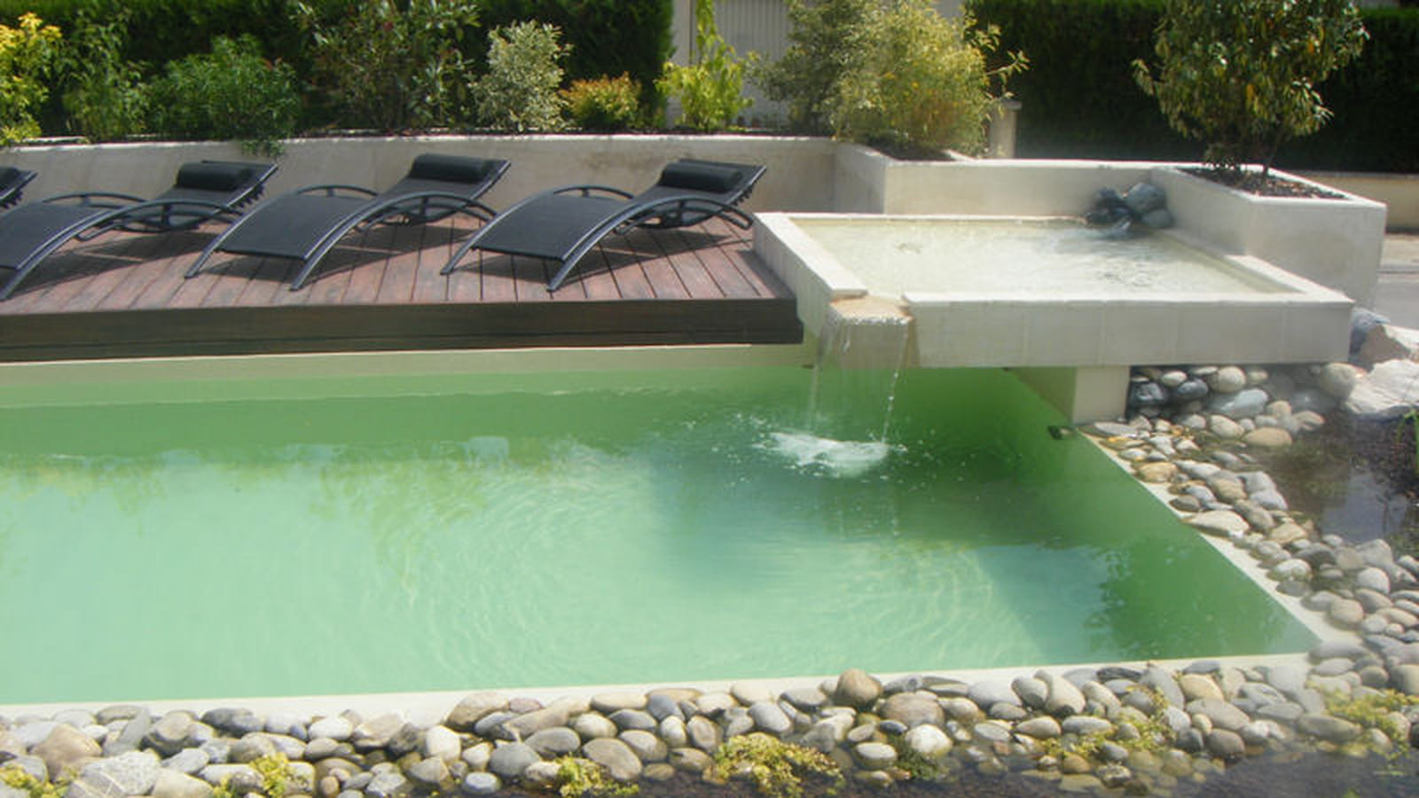 Jardin après