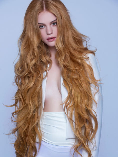 Cheveux longs ultra d&eacute;grad&eacute;s