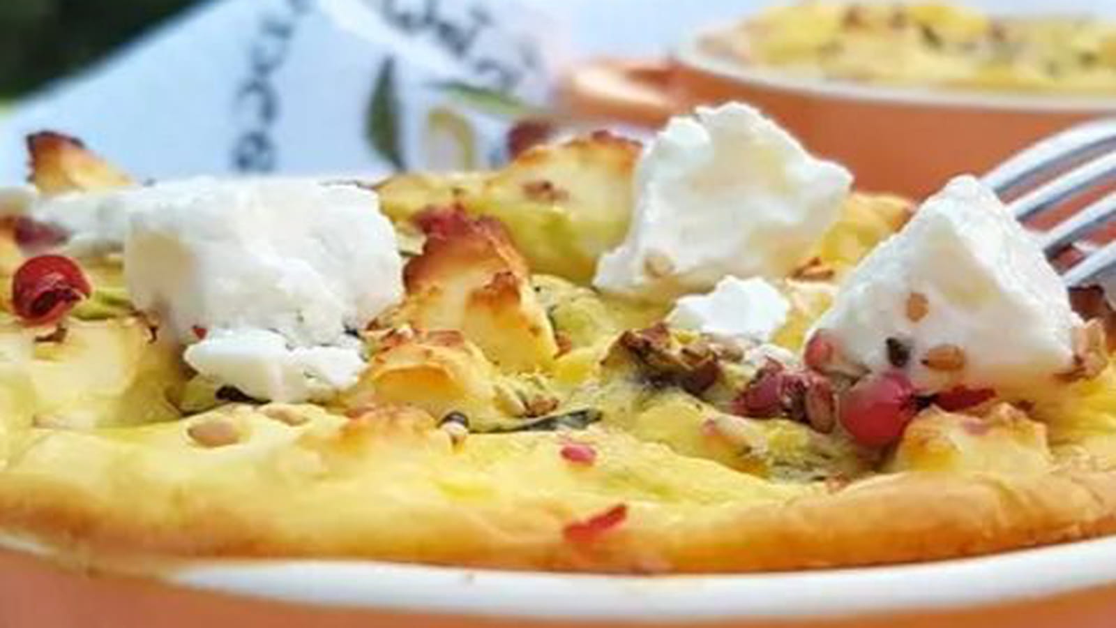 Clafoutis courgettes et feta