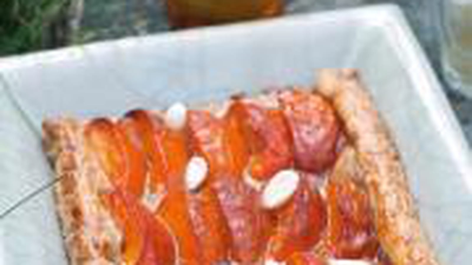 Tarte abricot et amandons