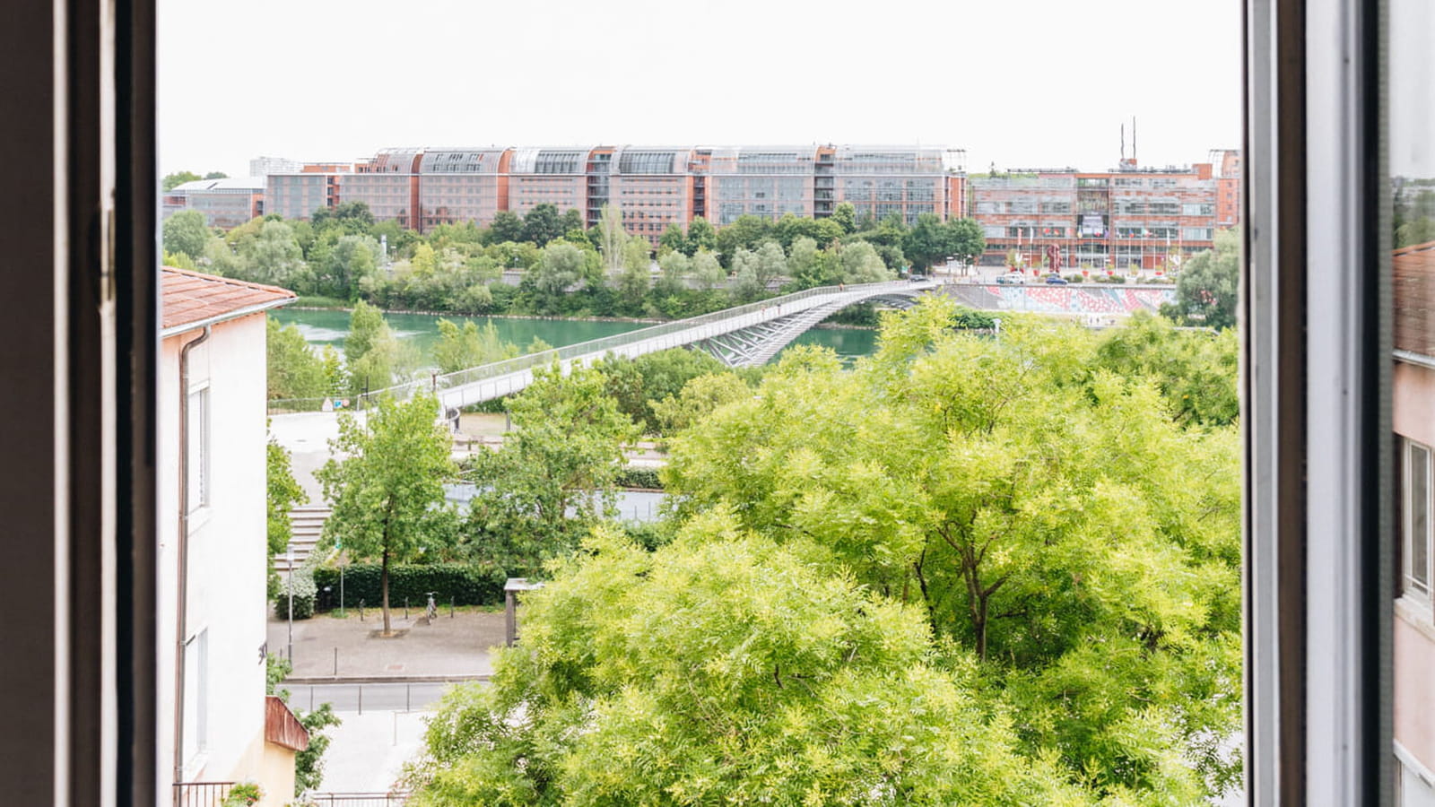 Vue sur le Rhône
