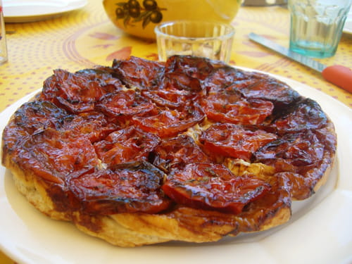 Tatin tomates-chèvre (Tarte salée)