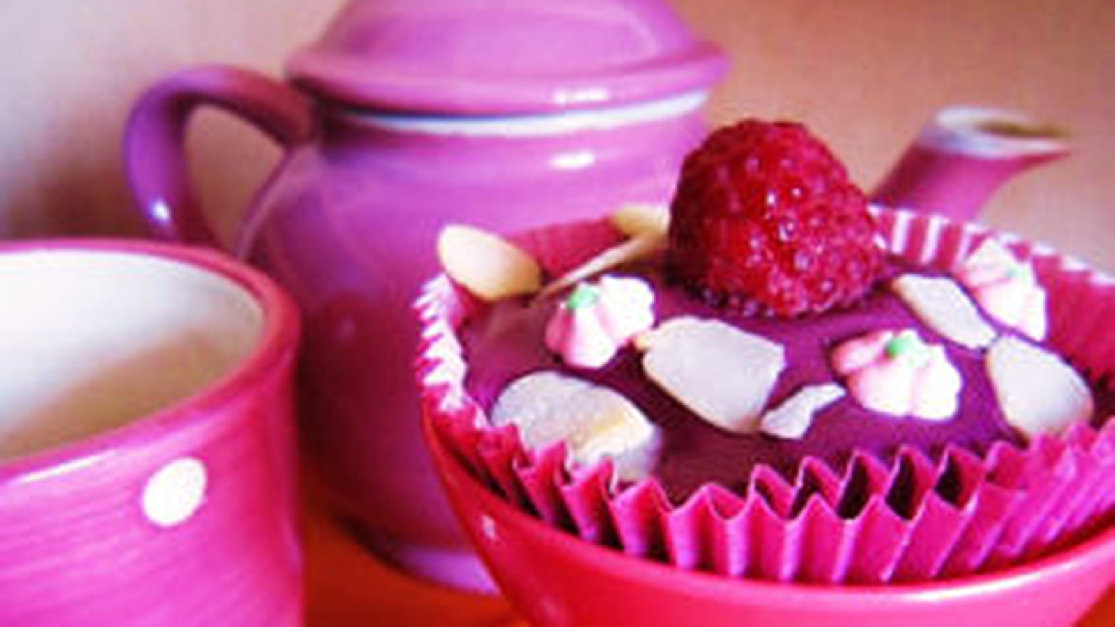 Cupcakes choco-framboise