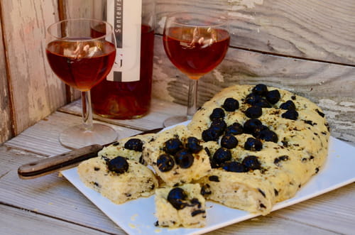 Fougasse aux olives (Amuse gueule)