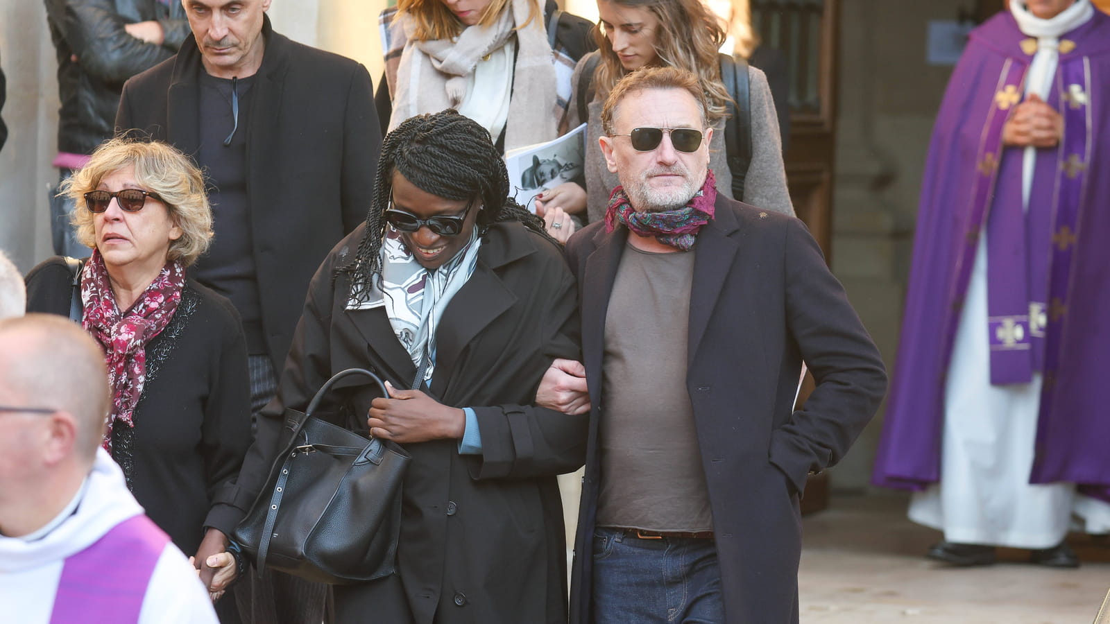 Sa compagne et Jean-Paul Rouve