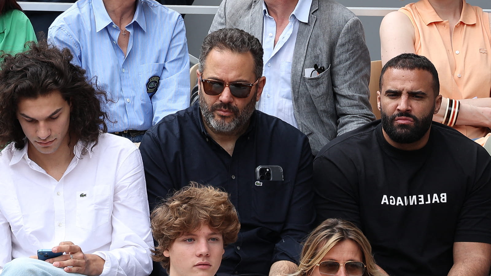 Bruce Toussaint et son fils Noé