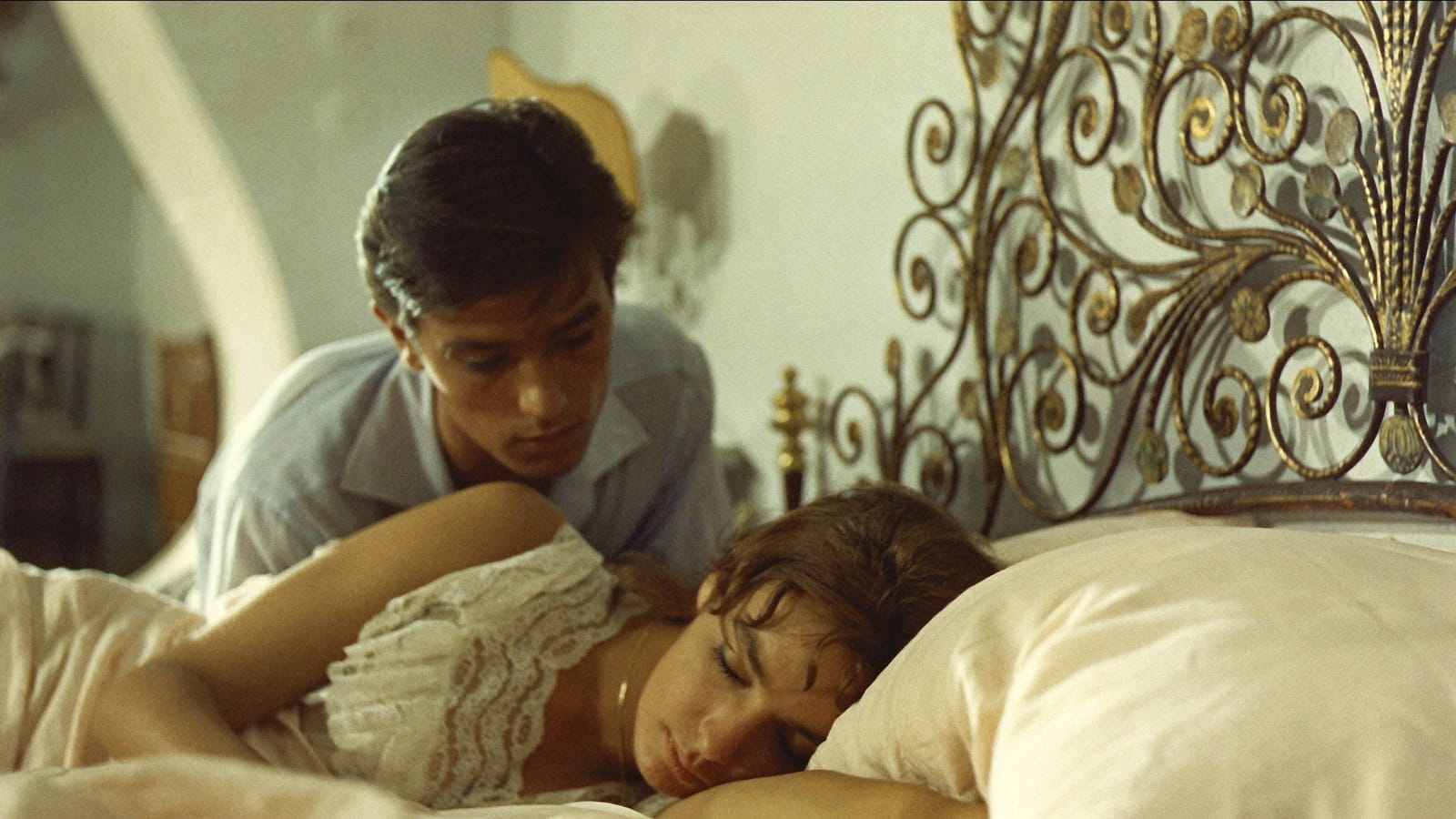 Alain Delon et Marie Laforêt 