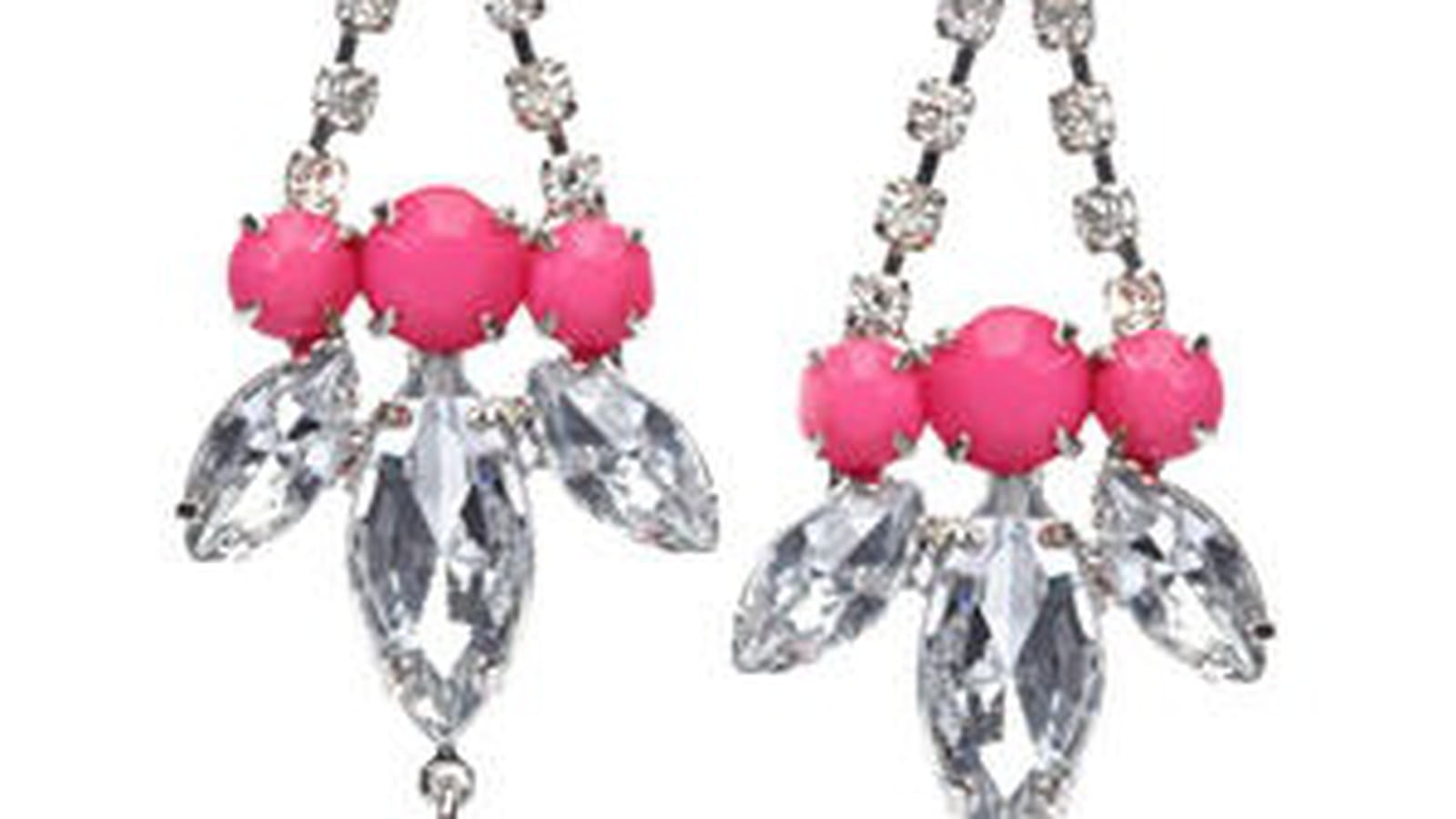 Boucle d'oreilles "Pink Statement" de Claire's