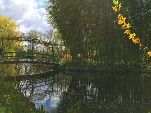 Pont japonais c&ocirc;t&eacute; Jardin d'eau