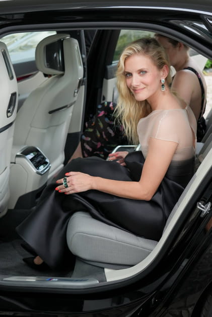 M&eacute;lanie Laurent, devant l'h&ocirc;tel Martinez le 22&nbsp;mai