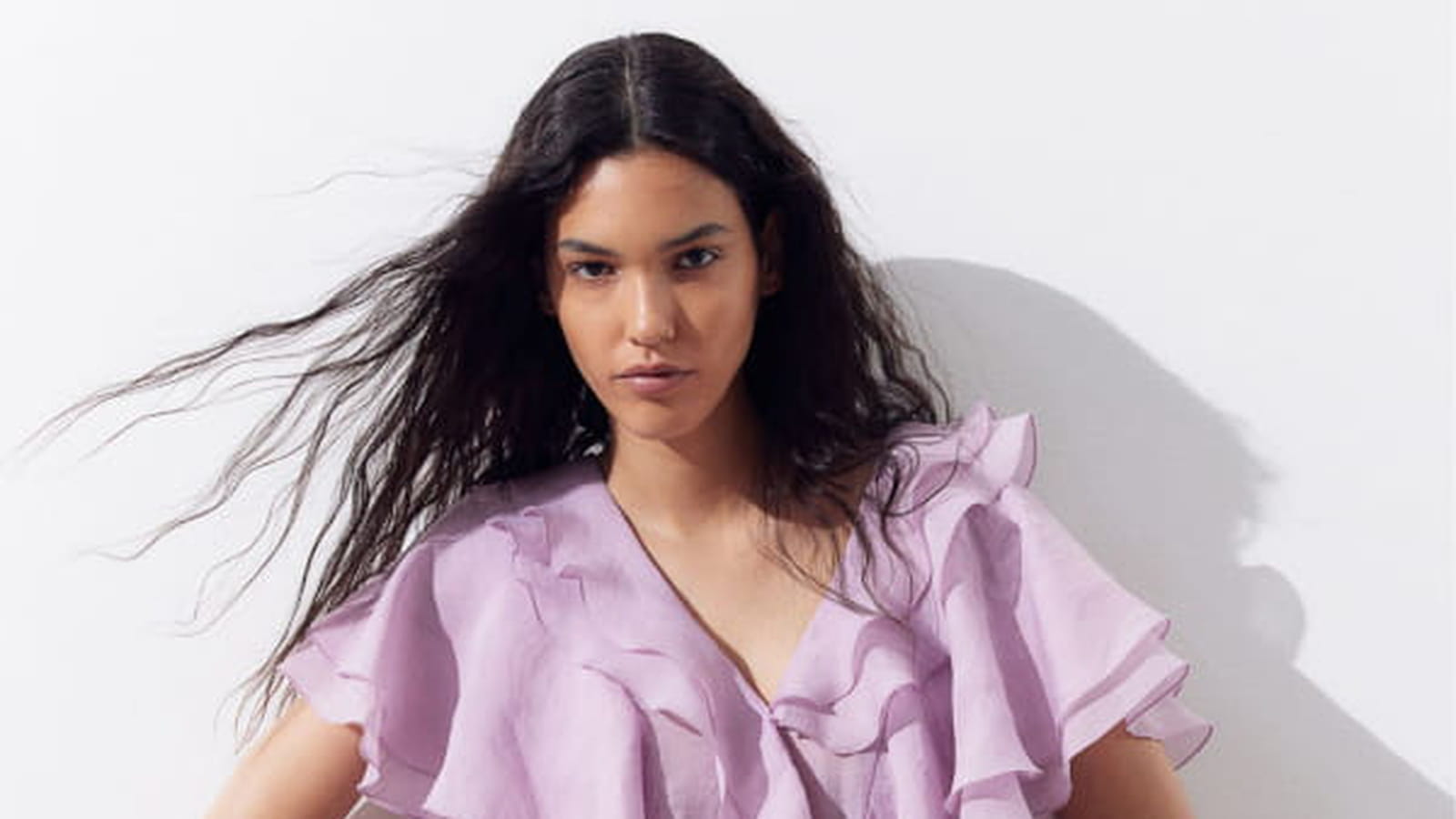 Robe lilas H&M 