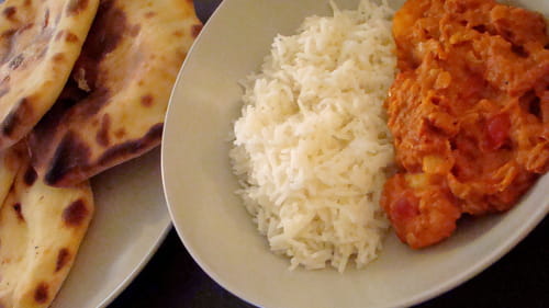 Crevettes au Curry Madras