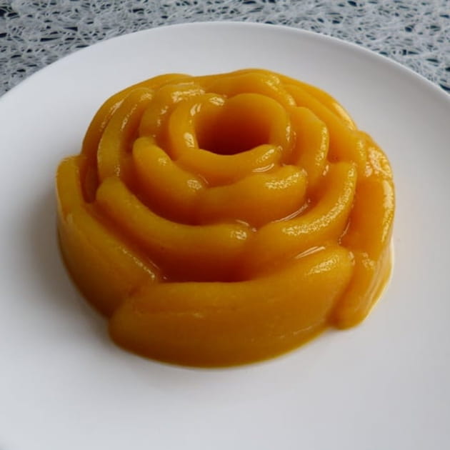 Flan d&eacute;tox pamplemousse-ananas-mangue-fruits de la passion-gingembre &agrave; l'agar-agar
