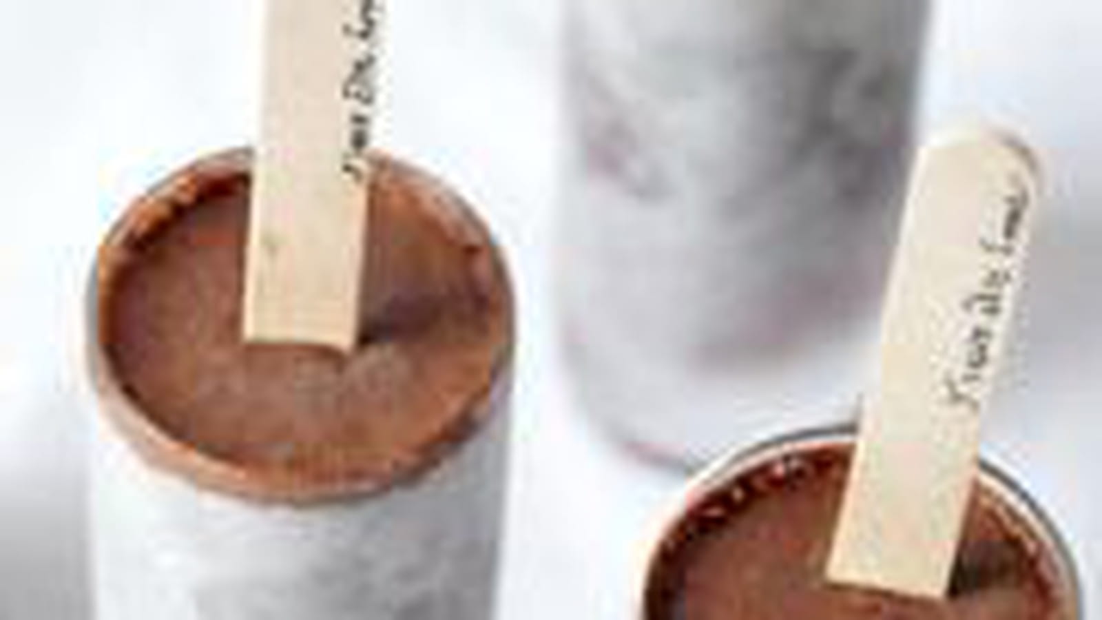 Sorbets myrtille chocolat noir