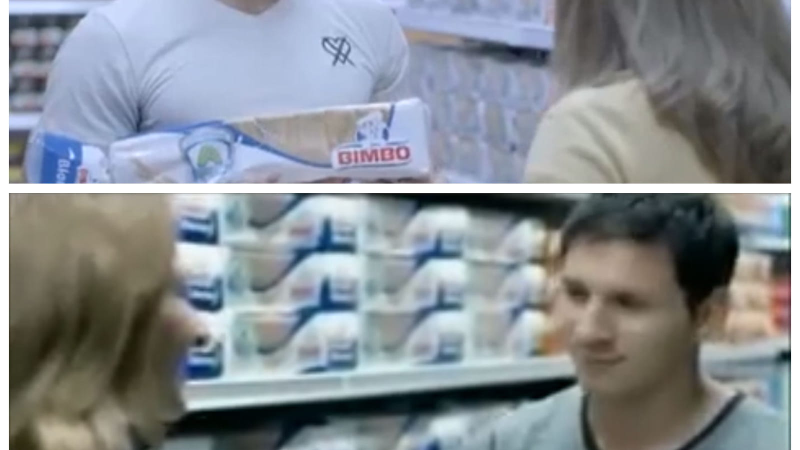 Cristiano Ronaldo et Lionel Messi, pour Bimbo