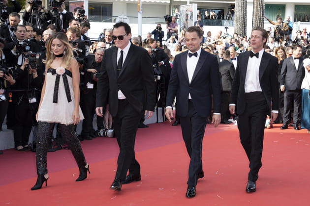 L'&eacute;quipe de "Once Upon a Time... in Hollywood" sur le tapis rouge
